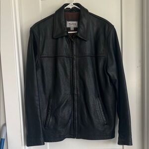 Men’s Wilsons Leather Black Jacket